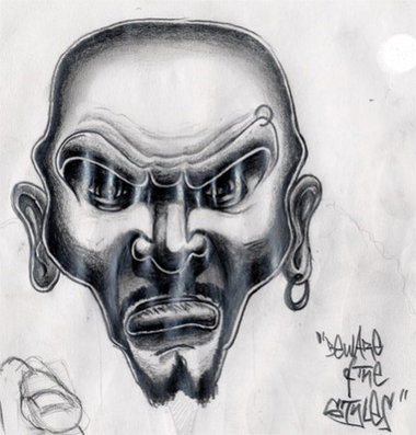 Graffiti Sketch - Photo by Mind21