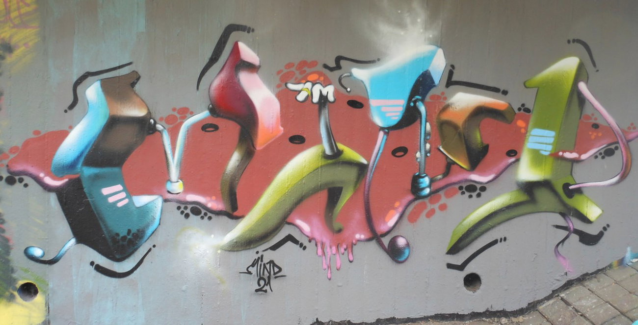 Graffiti Wall - Photo by Mind21 - mind21, -, 3d (2014)