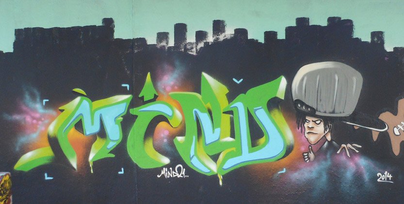 Graffiti Wall - Photo by Mind21 - mind21 (2014)
