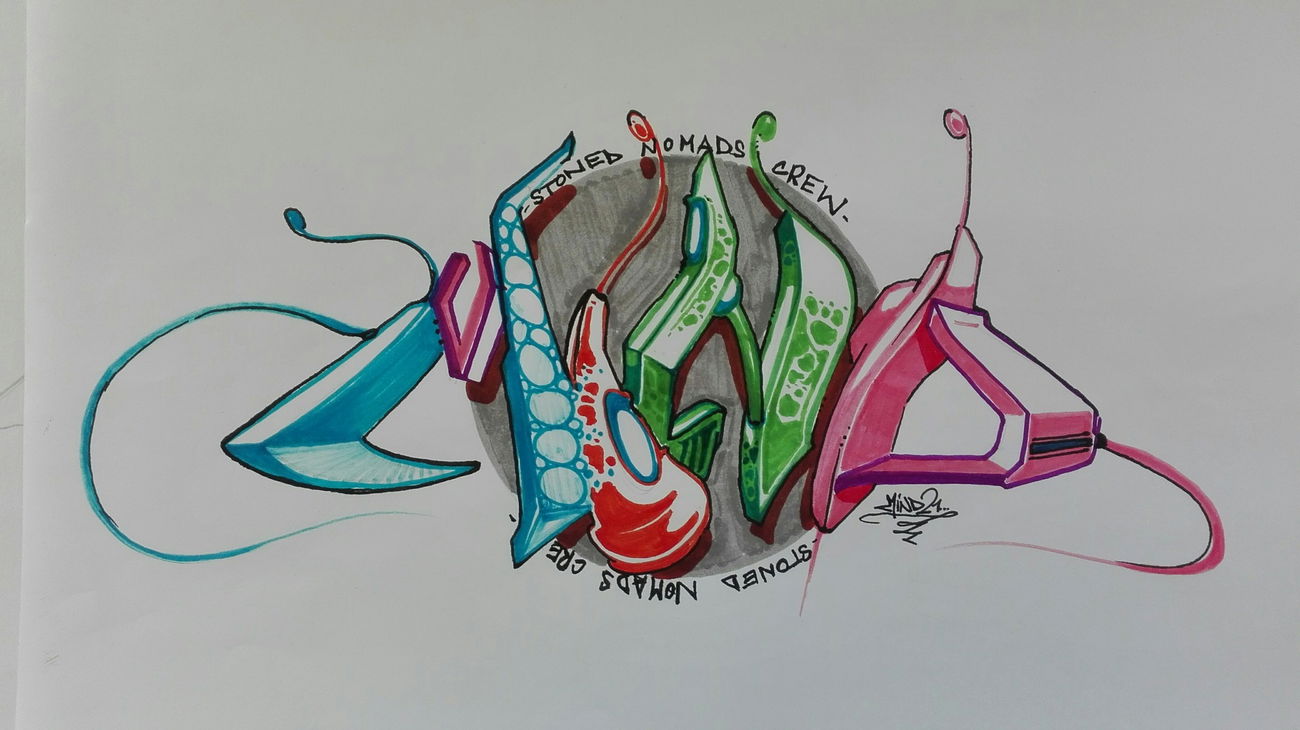 Graffiti Wall - Photo by Mind21