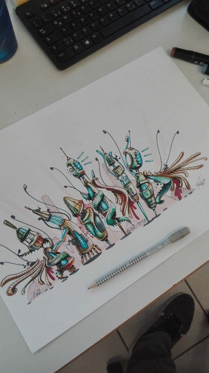 Graffiti Sketch - Photo by Mind21 (2019)