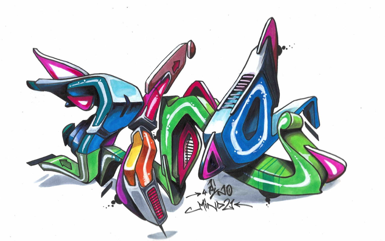 Graffiti Sketch - Photo by Mind21 (2023)