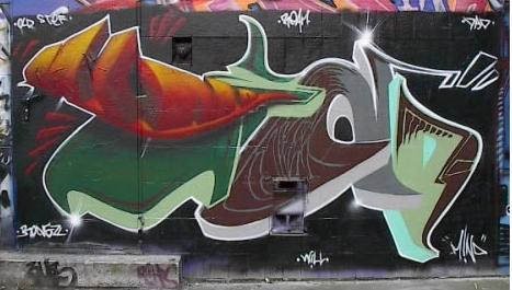 Graffiti Wall in Wiesbaden - Photo by Mind21 - mind21 (2000)