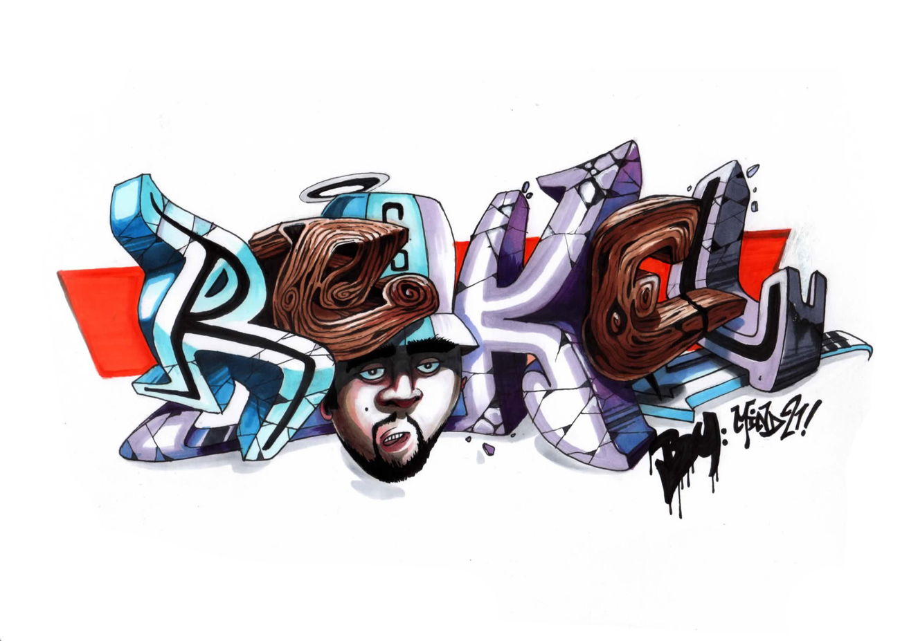 Graffiti Sketch - Photo by Mind21