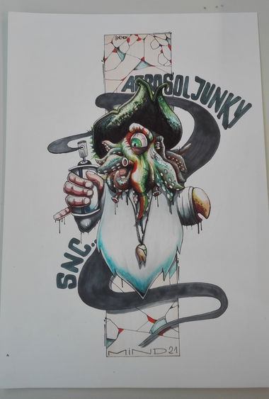 Graffiti Sketch - Photo by Mind21 (2019)