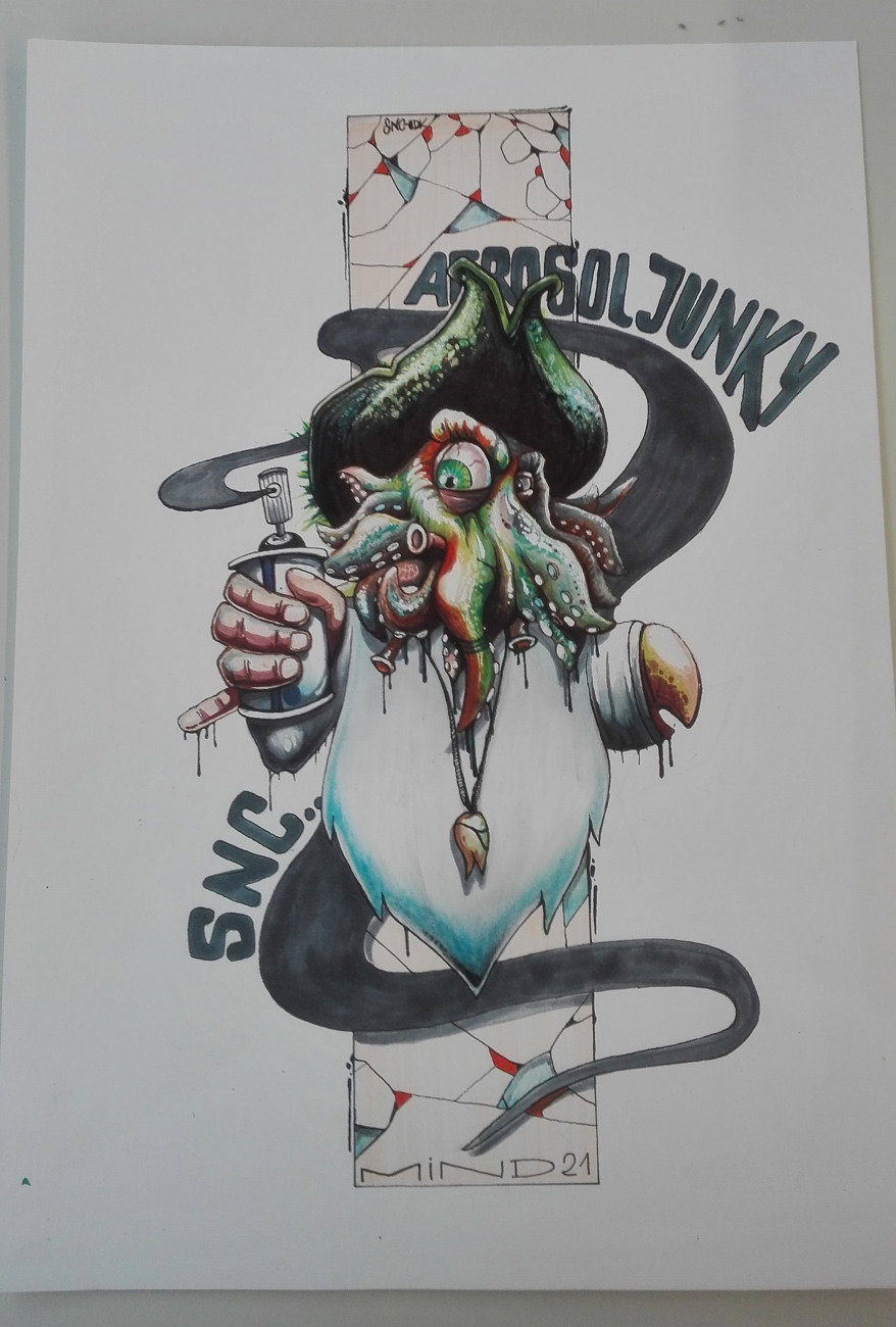 Graffiti Sketch - Photo by Mind21 (2019)