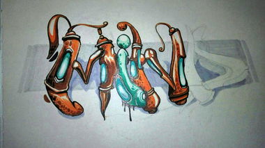 Graffiti Sketch - Photo by Mind21 (2017)