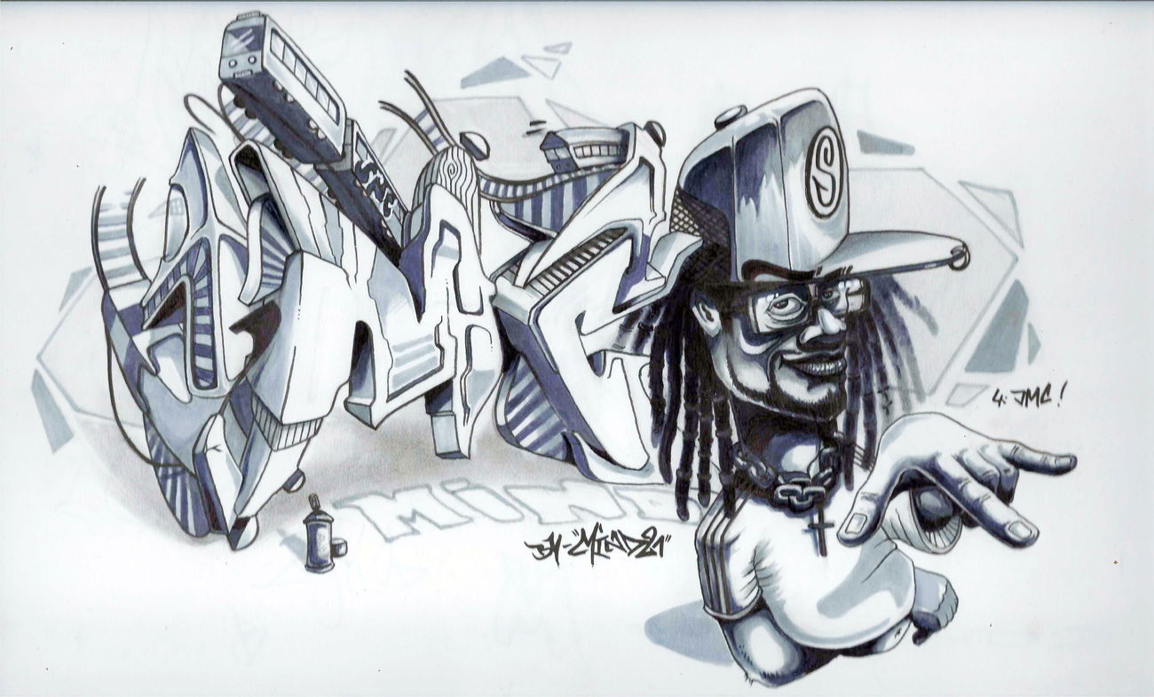 Graffiti Sketch - Photo by Mind21 (2023)