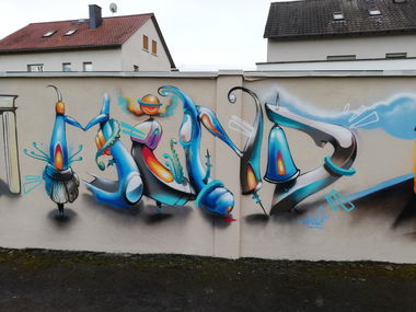 Graffiti Wall - Photo by Mind21 (2020)