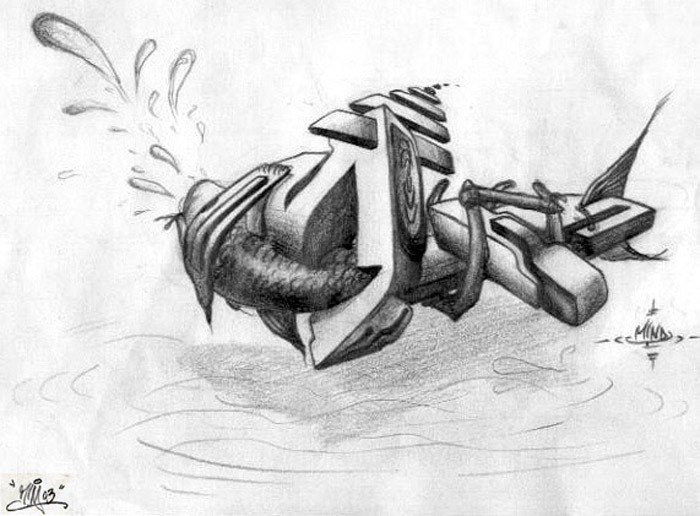 Graffiti Wall - Photo by Mind21 - mind21, snc, odk (2003)