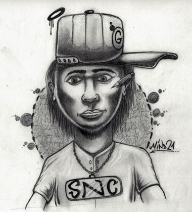 Graffiti Sketch - Photo by Mind21 - mind, blown, sketches (2016)