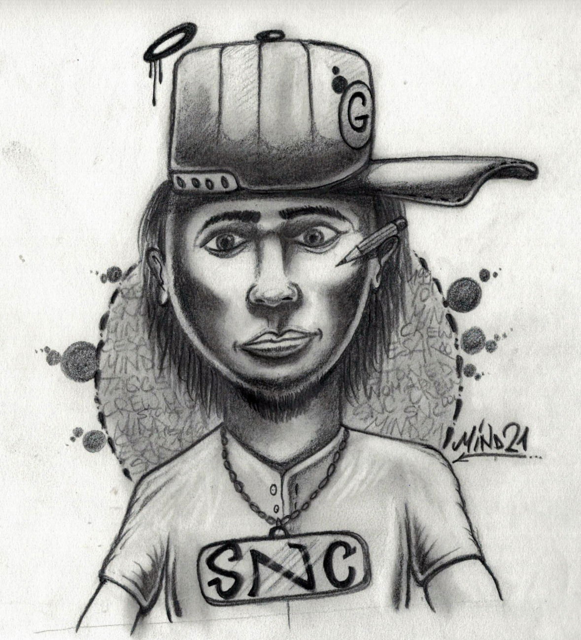 Graffiti Sketch - Photo by Mind21 - mind, blown, sketches (2016)