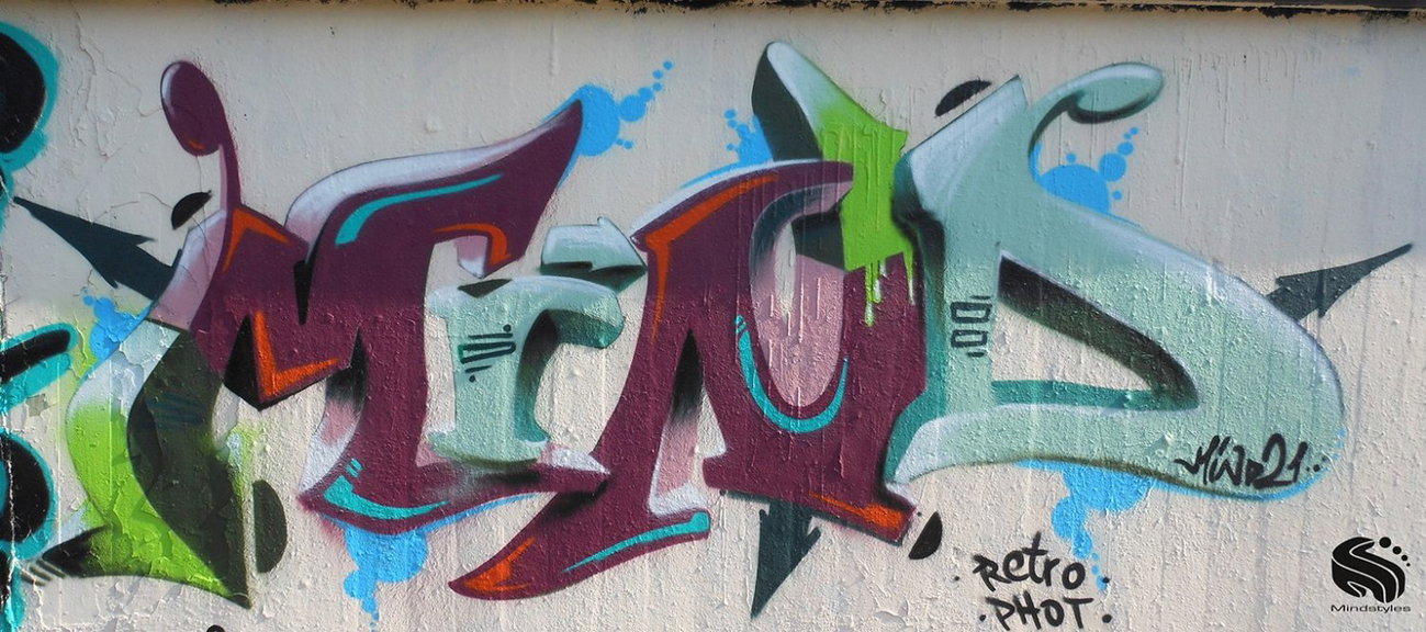 Graffiti Wall - Photo by Mind21 - mind21 (2015)