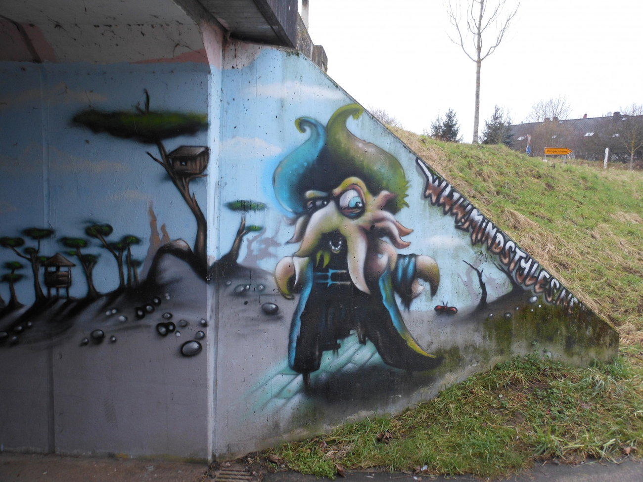 Graffiti Wall - Photo by Mind21 - mind21 (2014)