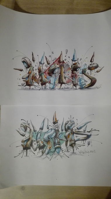 Graffiti Sketch - Photo by Mind21 (2019)