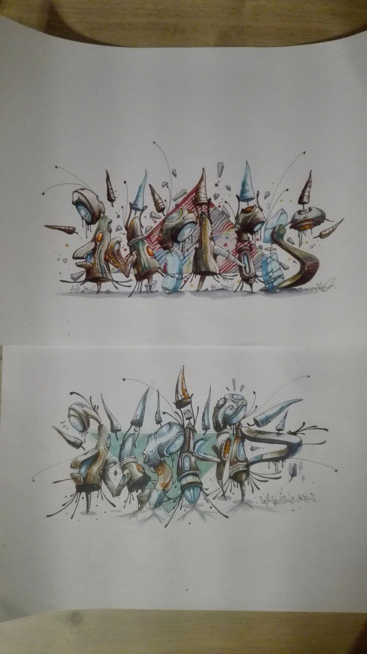 Graffiti Sketch - Photo by Mind21 (2019)