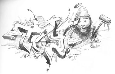 Graffiti Sketch - Photo by Mind21 - mind21 (2015)