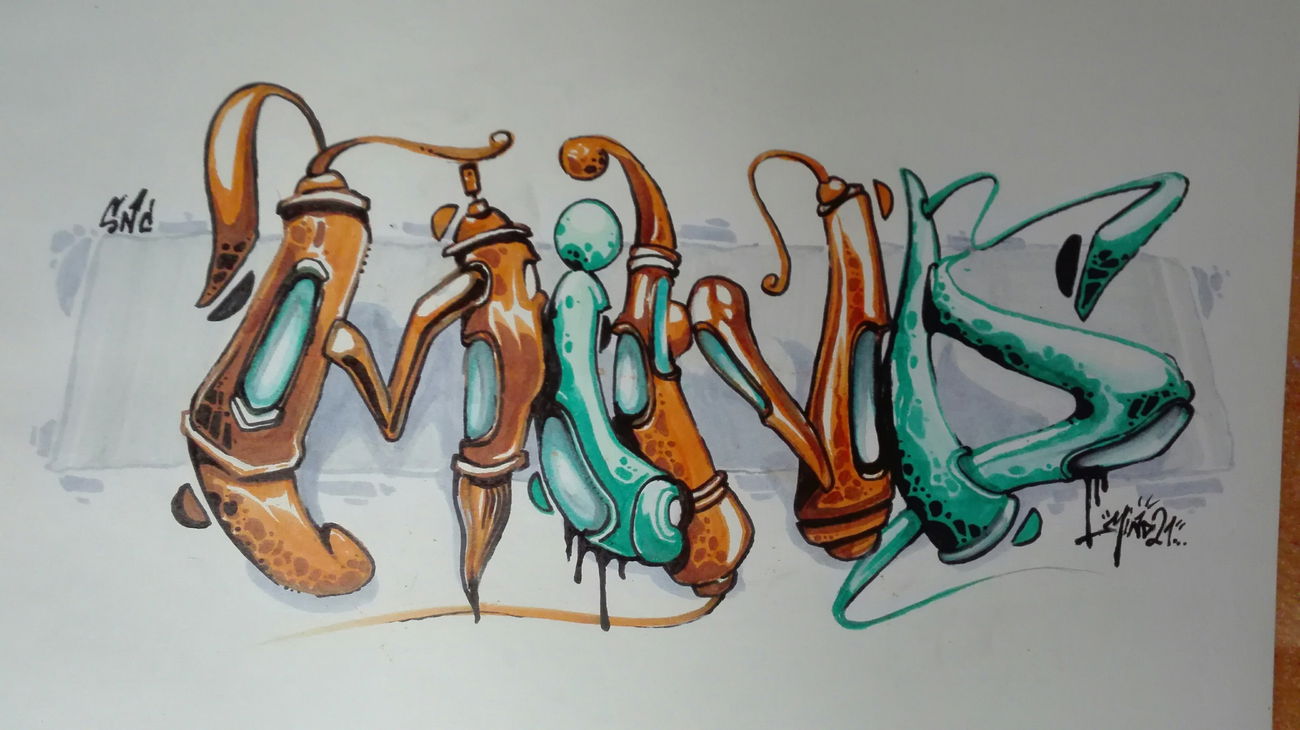 Graffiti Sketch - Photo by Mind21 - mind21, snc, odk (2017)