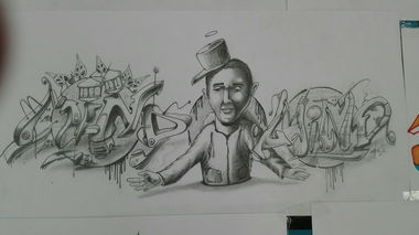 Graffiti Sketch - Photo by Mind21 - mind21, mind21snc, snc (2017)
