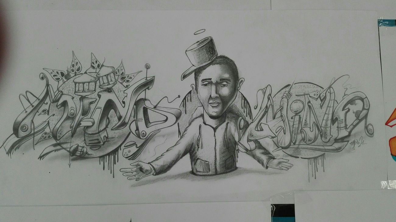 Graffiti Sketch - Photo by Mind21 - mind21, mind21snc, snc (2017)