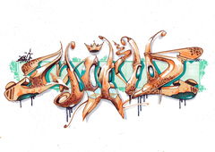 Graffiti Sketch - Photo by Mind21 - mind21, snc, odk (2018)