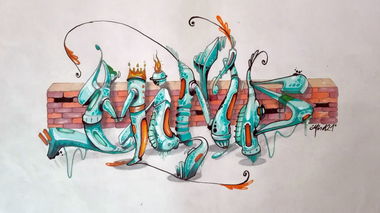 Graffiti Sketch - Photo by Mind21 - mind21, snc, odk (2018)