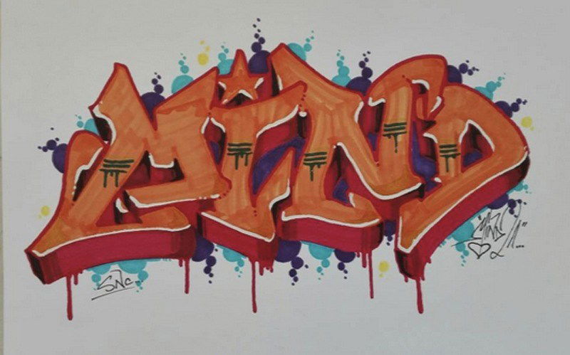 Graffiti Sketch - Photo by Mind21 - mind21 (2017)