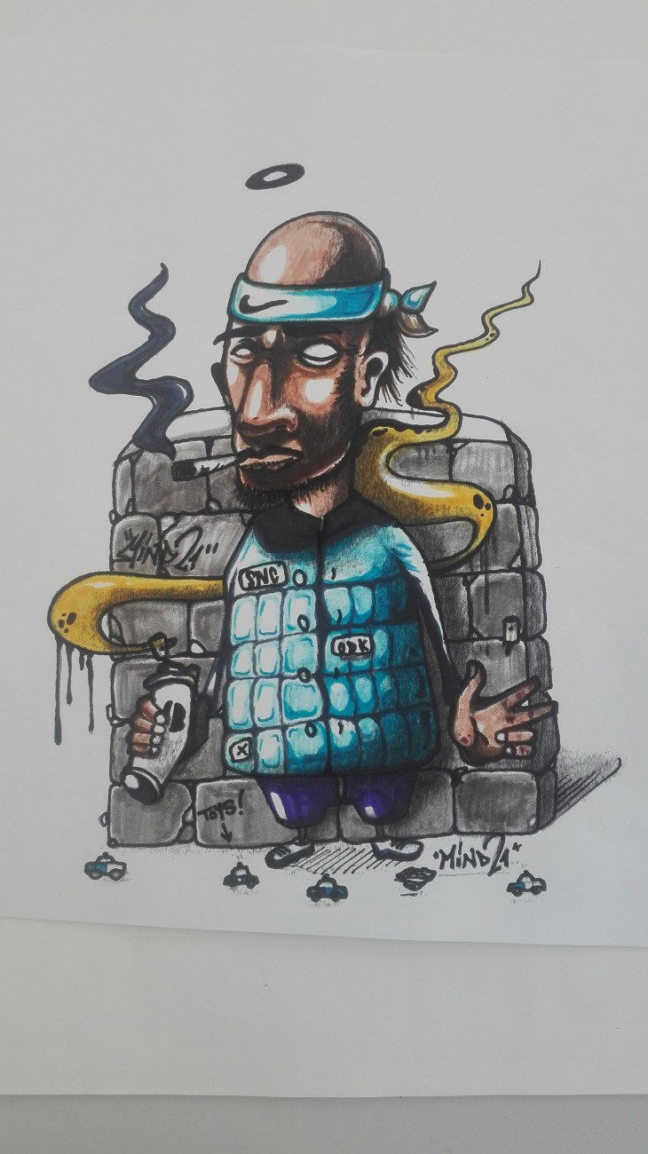 Graffiti Sketch - Photo by Mind21 (2018)
