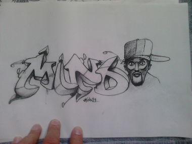 Graffiti Sketch - Photo by Mind21