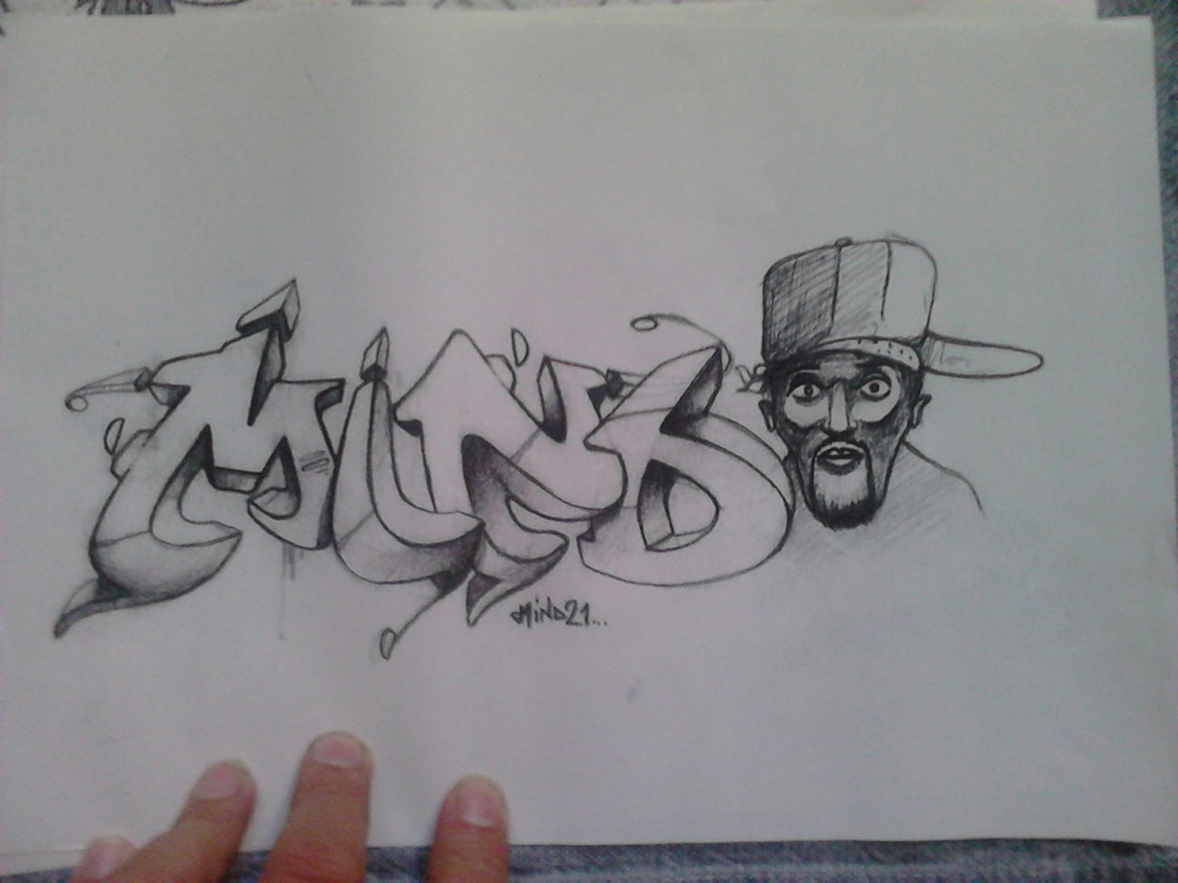 Graffiti Sketch - Photo by Mind21