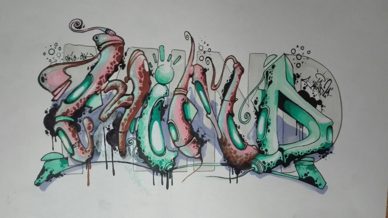 Graffiti Sketch - Photo by Mind21 - mind21, snc, odk (2017)