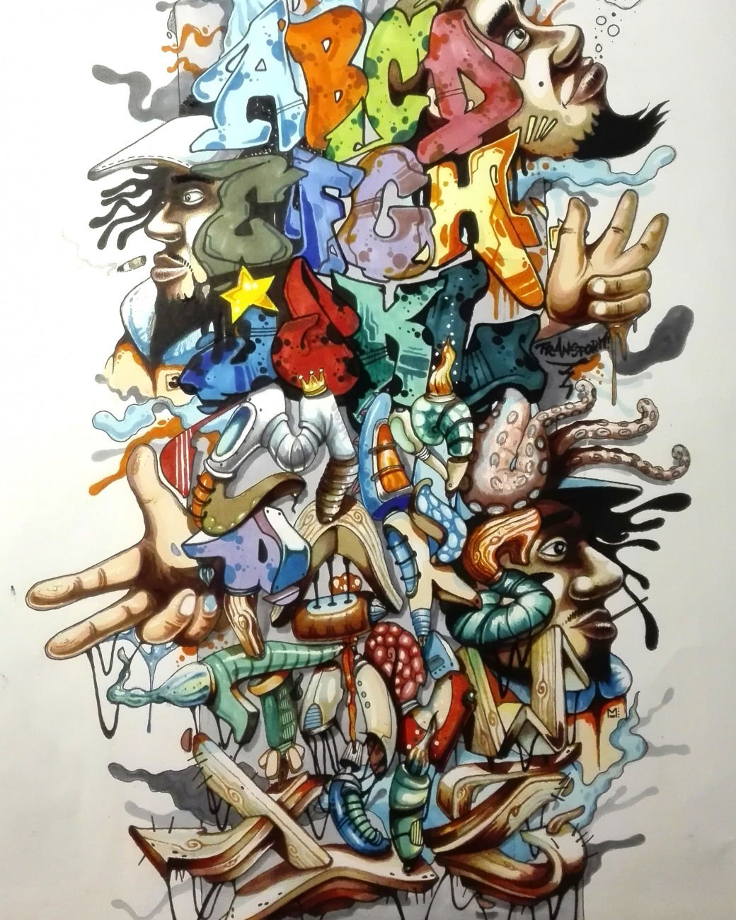 Graffiti Sketch - Photo by Mind21 (2018)