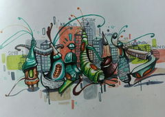 Graffiti Sketch - Photo by Mind21 (2018)