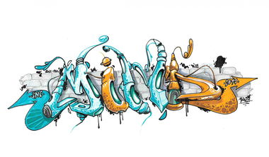 Graffiti Sketch - Photo by Mind21 - mind21, snc, odk (2017)