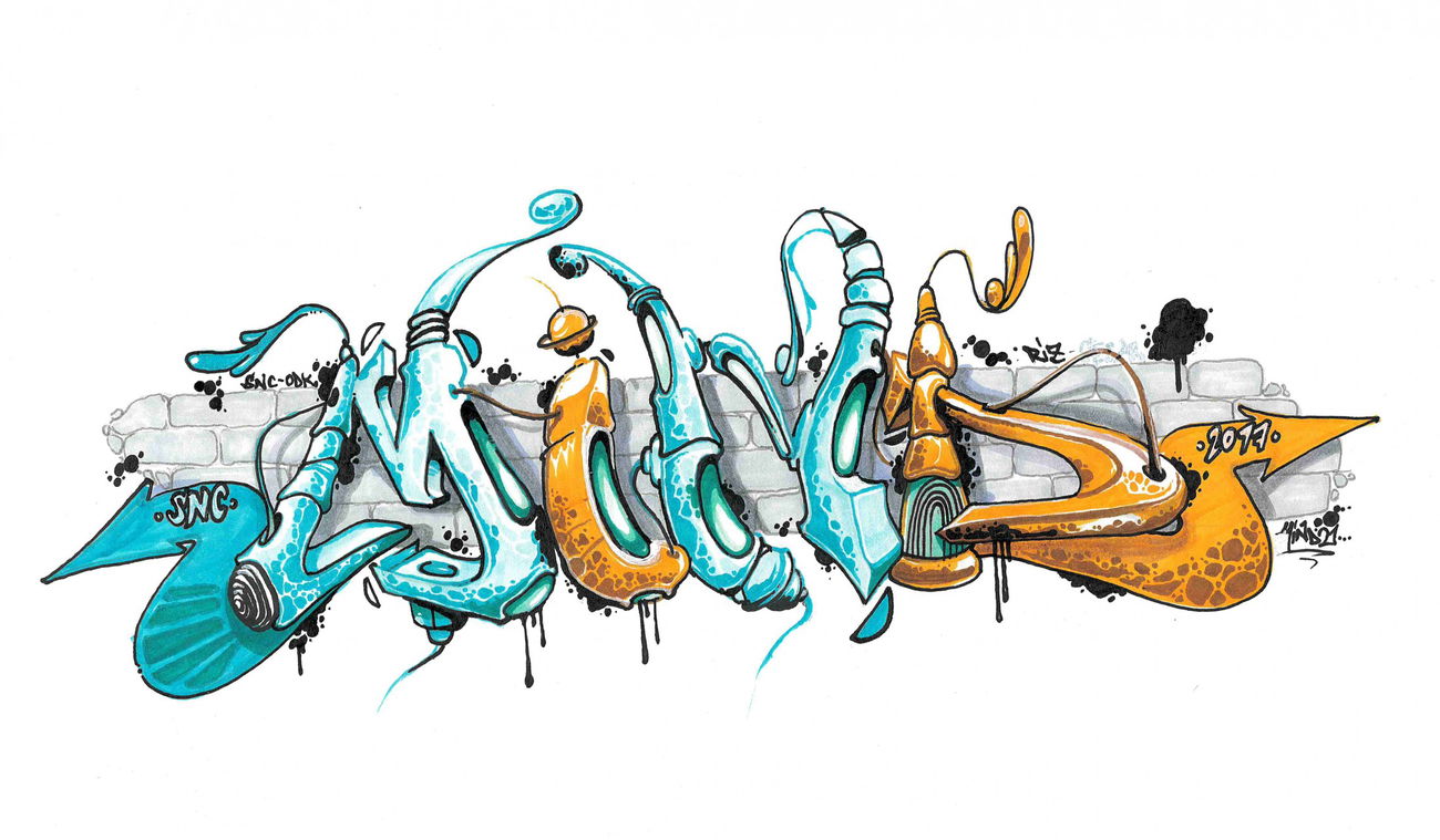 Graffiti Sketch - Photo by Mind21 - mind21, snc, odk (2017)