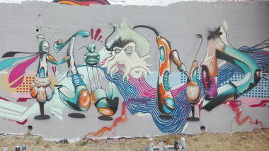 Graffiti Wall - Photo by Mind21 (2016)