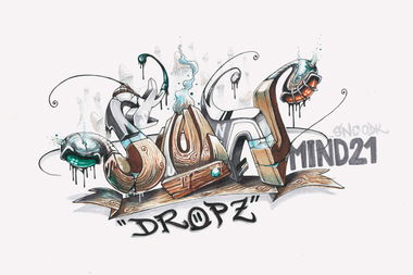 Graffiti Sketch - Photo by Mind21 (2020)