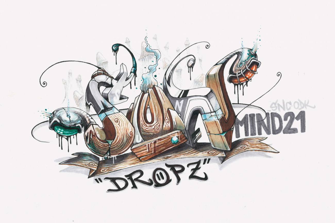 Graffiti Sketch - Photo by Mind21 (2020)