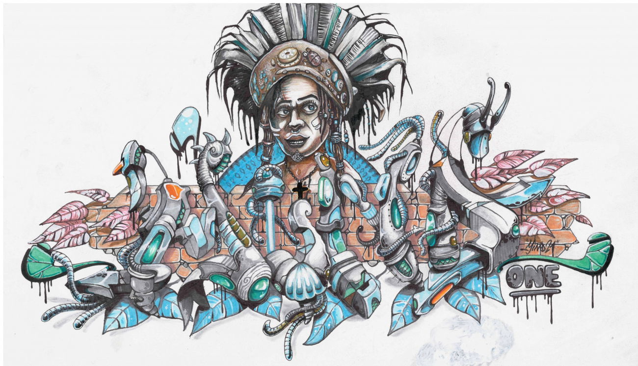 Graffiti Sketch - Photo by Mind21 - mind21 (2018)