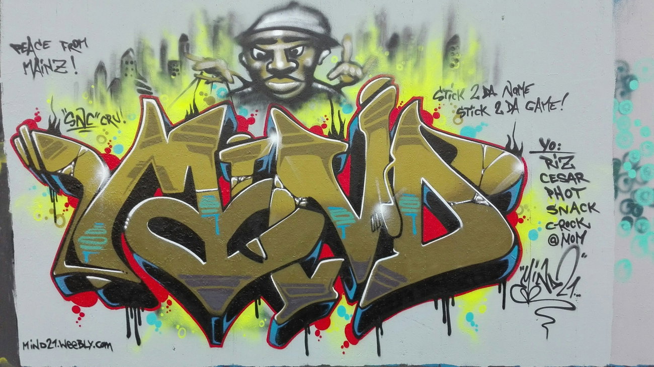 Graffiti Wall - Photo by Mind21 - mind21, snc, crew (2017)