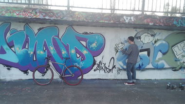 Graffiti Wall - Photo by Mind21 (2019)