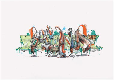 Graffiti Sketch - Photo by Mind21 (2020)