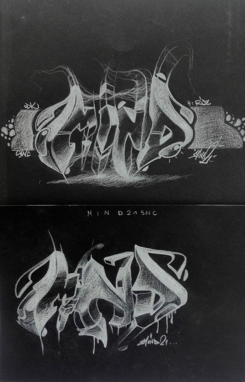 Graffiti Sketch - Photo by Mind21 - mind21, snc, odk (2017)