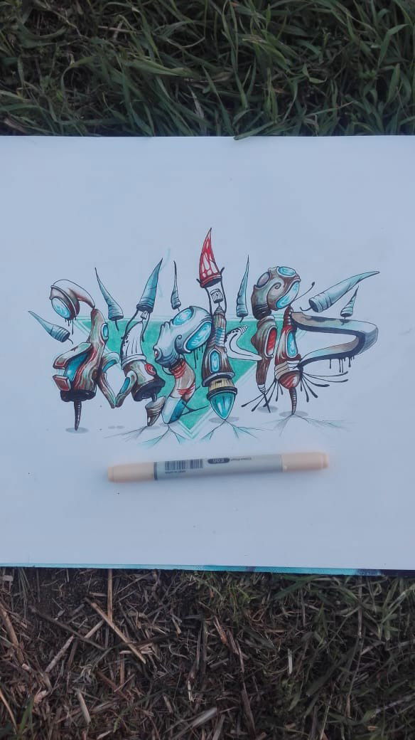 Graffiti Sketch - Photo by Mind21 (2019)