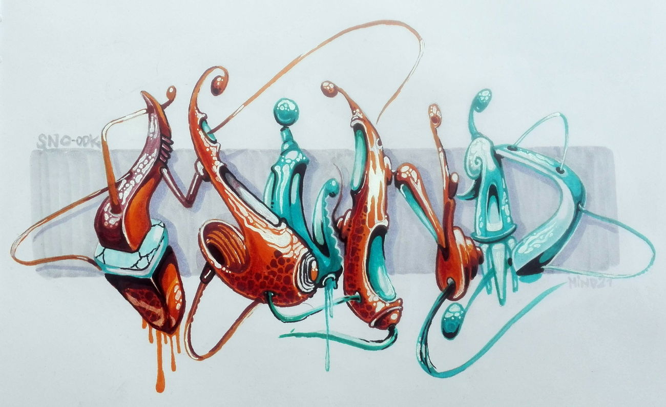 Graffiti Sketch - Photo by Mind21 - mind21, snc, odk (2017)