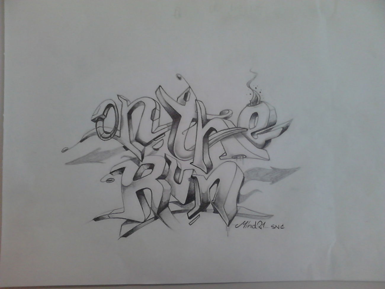 Graffiti Sketch - Photo by Mind21 - mind21, mindstyles, mind (2016)