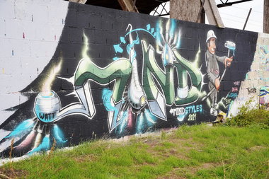 Graffiti Wall - Photo by Mind21