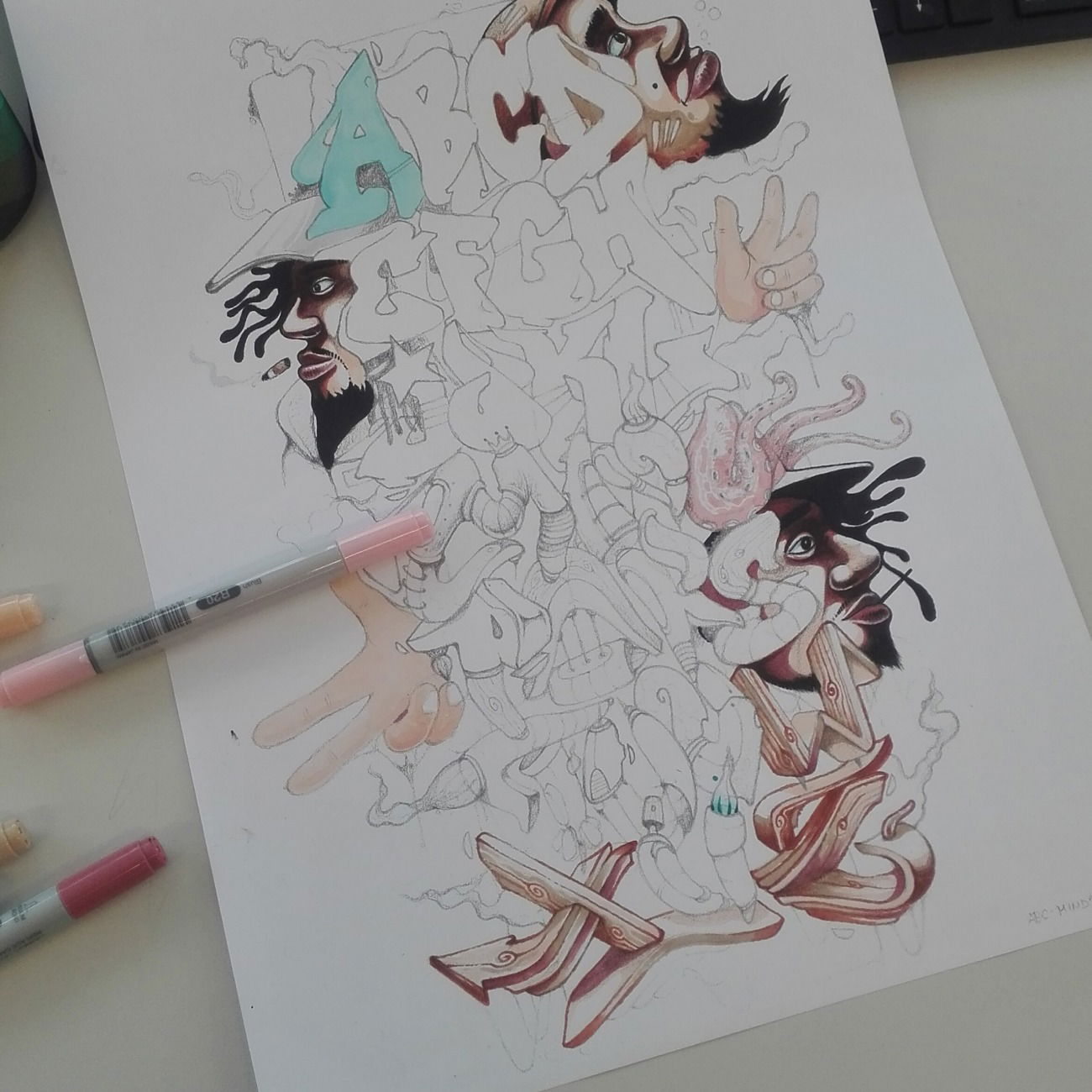 Graffiti Sketch - Photo by Mind21 (2018)