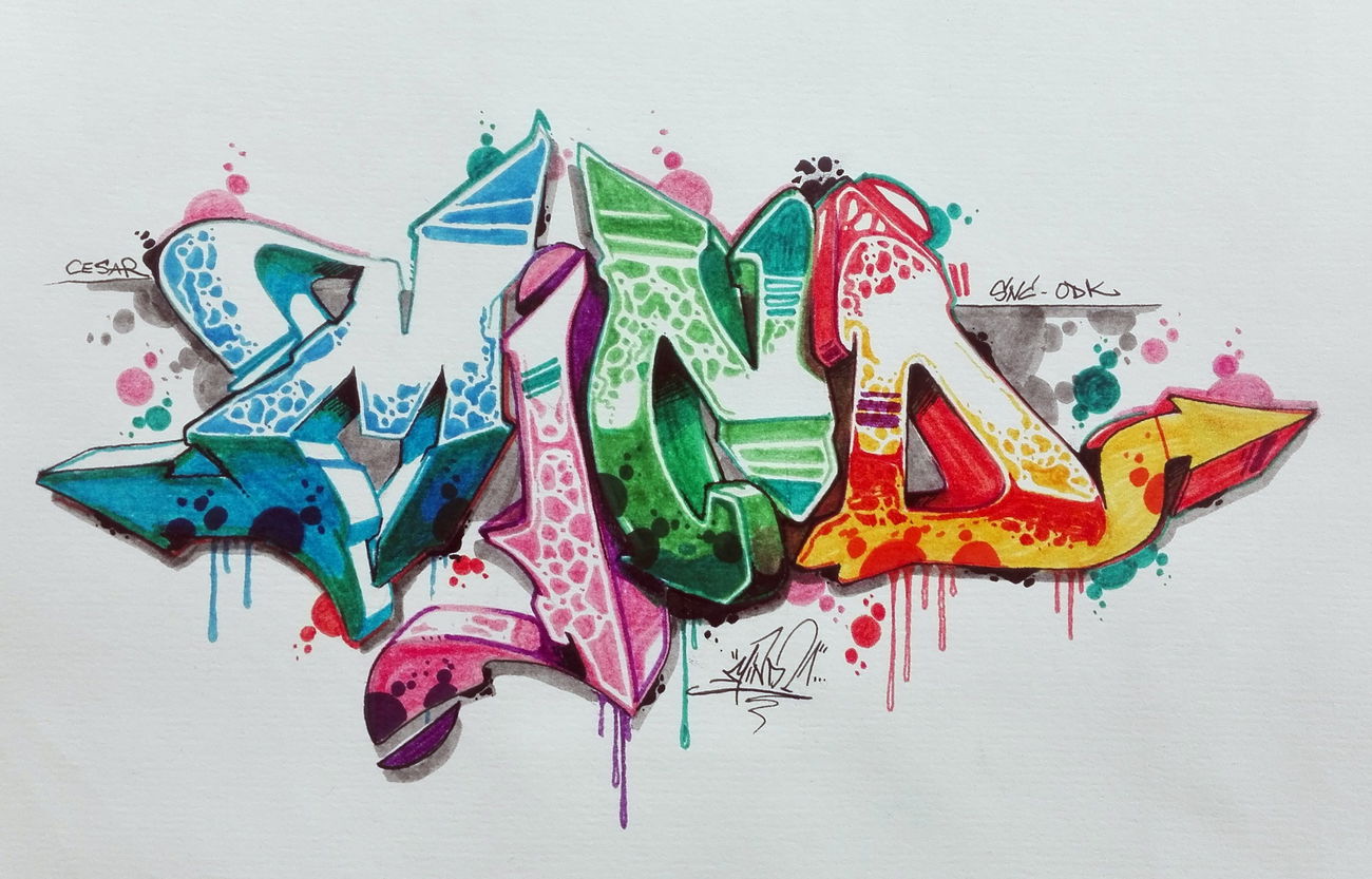 Graffiti Wall - Photo by Mind21