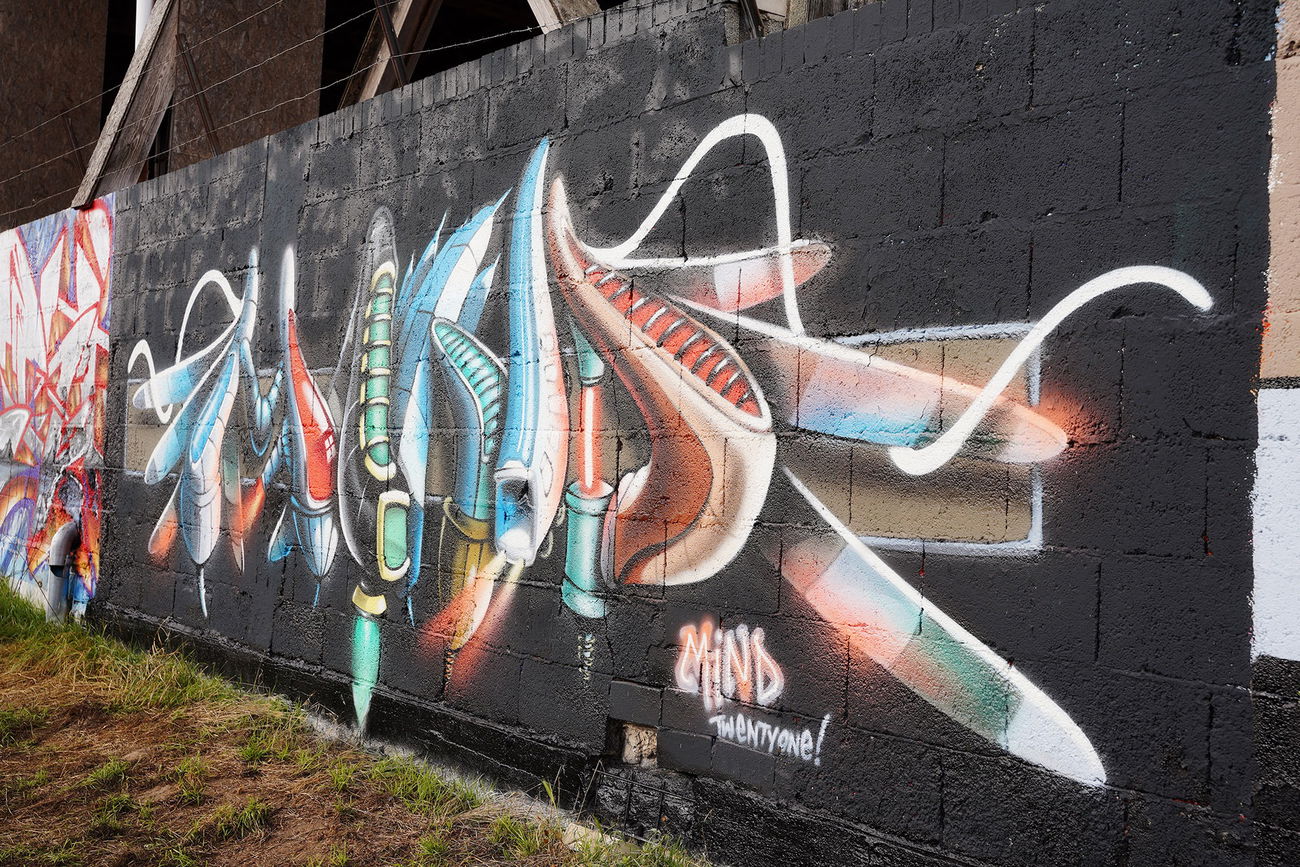 Graffiti Wall - Photo by Mind21